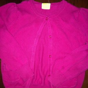Fuchsia cardigan for girls 5/6